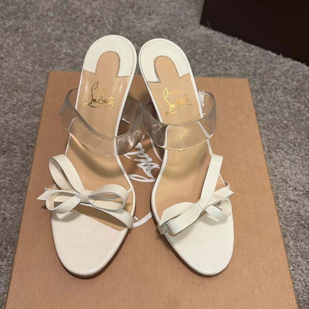 Christian Louboutin Just Nodo 85 Patemt/PVC